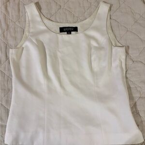 Kasper Classic Cream Sleeveless Blouse